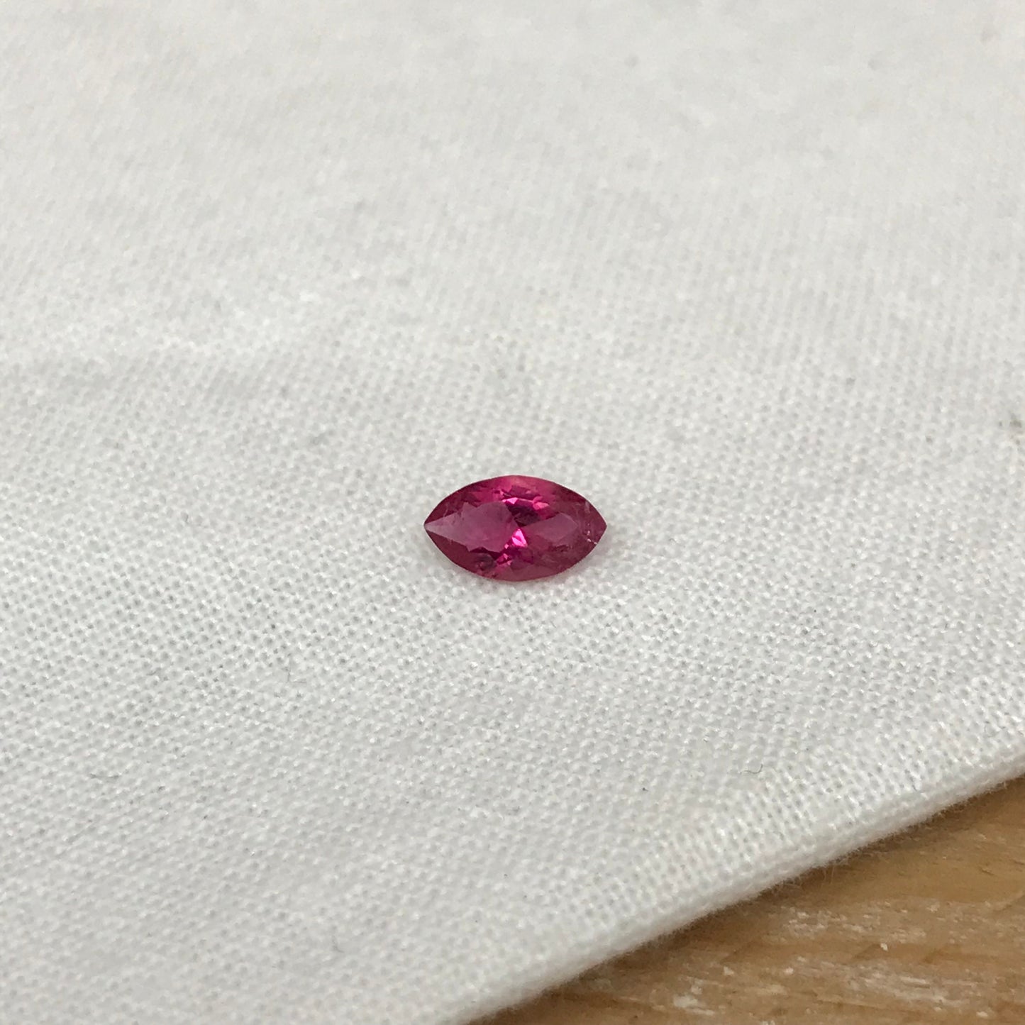 0.29 Carat Red Beryl 6.75x3.9mm Marquise Cut, Faceted Loose Natural Red Beryl, Bixbite