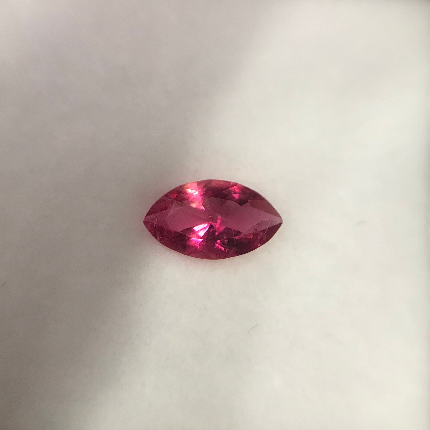 0.29 Carat Red Beryl 6.75x3.9mm Marquise Cut, Faceted Loose Natural Red Beryl, Bixbite
