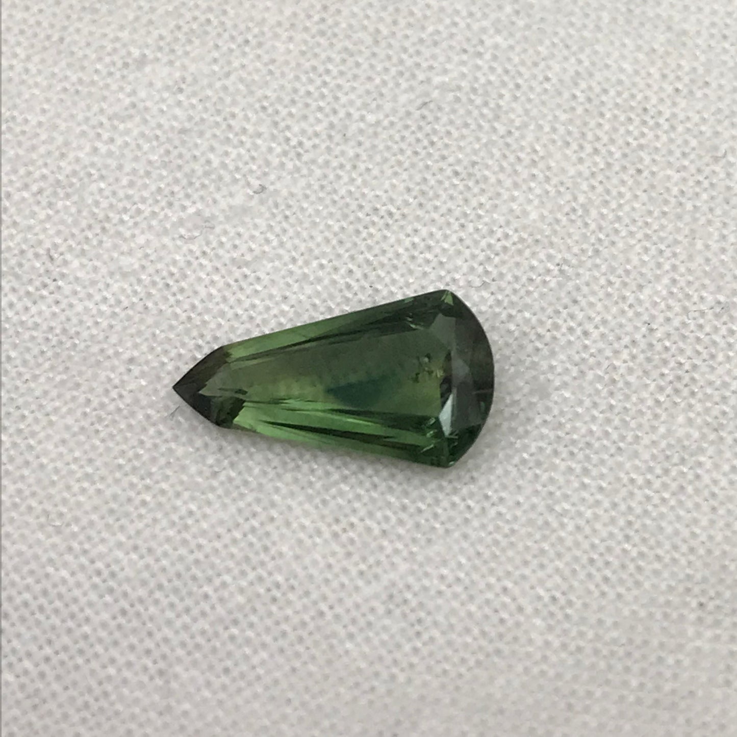 1.86 Carat Green Sapphire 12.0x6.65mm Fancy Cut, Faceted Loose Heated Sapphire, Africa
