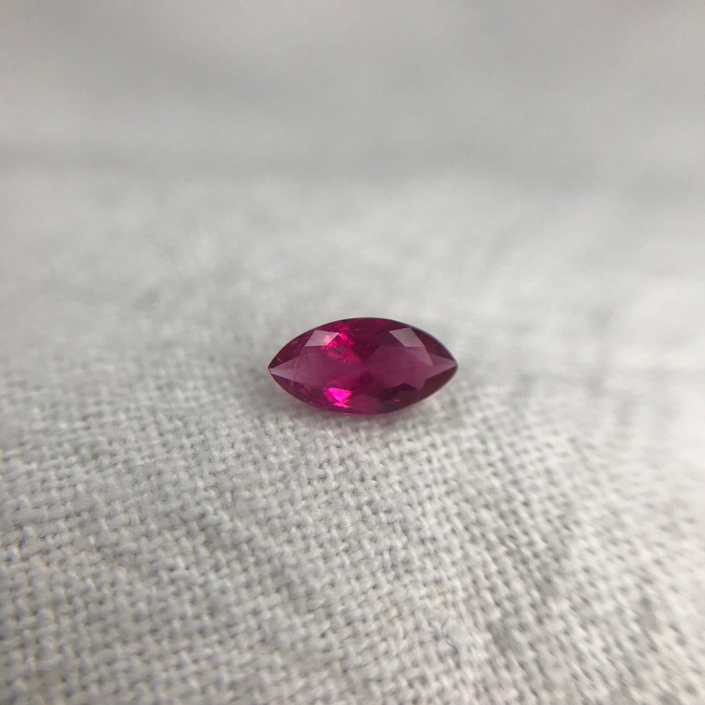 0.19 Carat Red Beryl 5.85x3.0mm Marquise Cut, Faceted Loose Natural Red Beryl, Bixbite