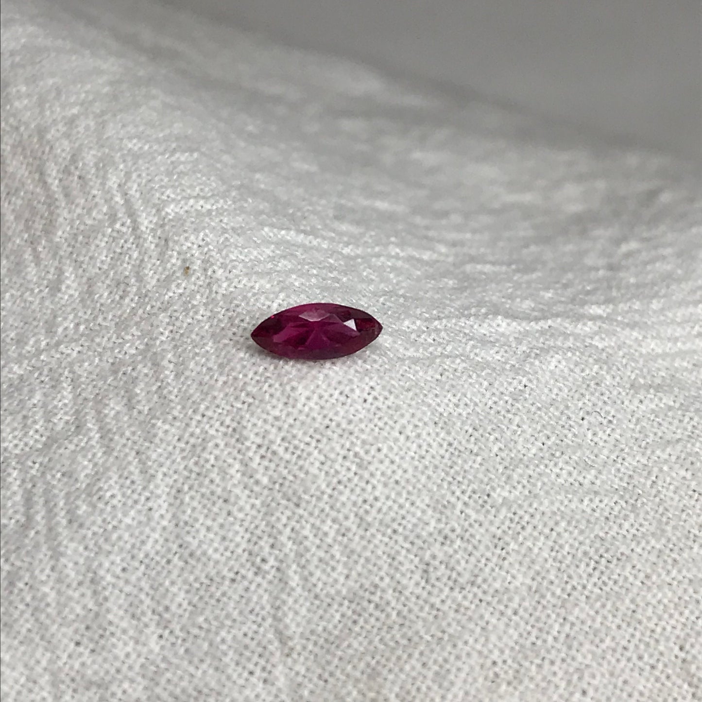 0.21 Carat Red Beryl 6.4x2.8mm Marquise Cut, Faceted Loose Natural Utah Red Beryl, Bixbite,