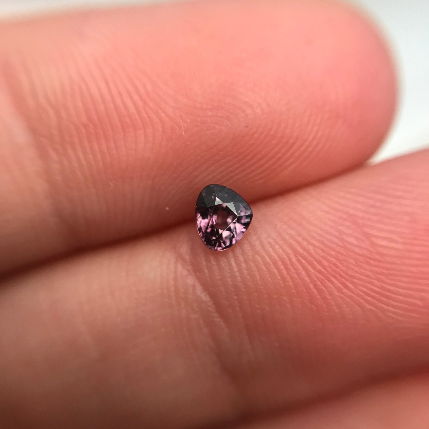 0.31 carat Natural Purple Sapphire 4.2x3.6mm Fat Pear Cut, Faceted Loose Gem