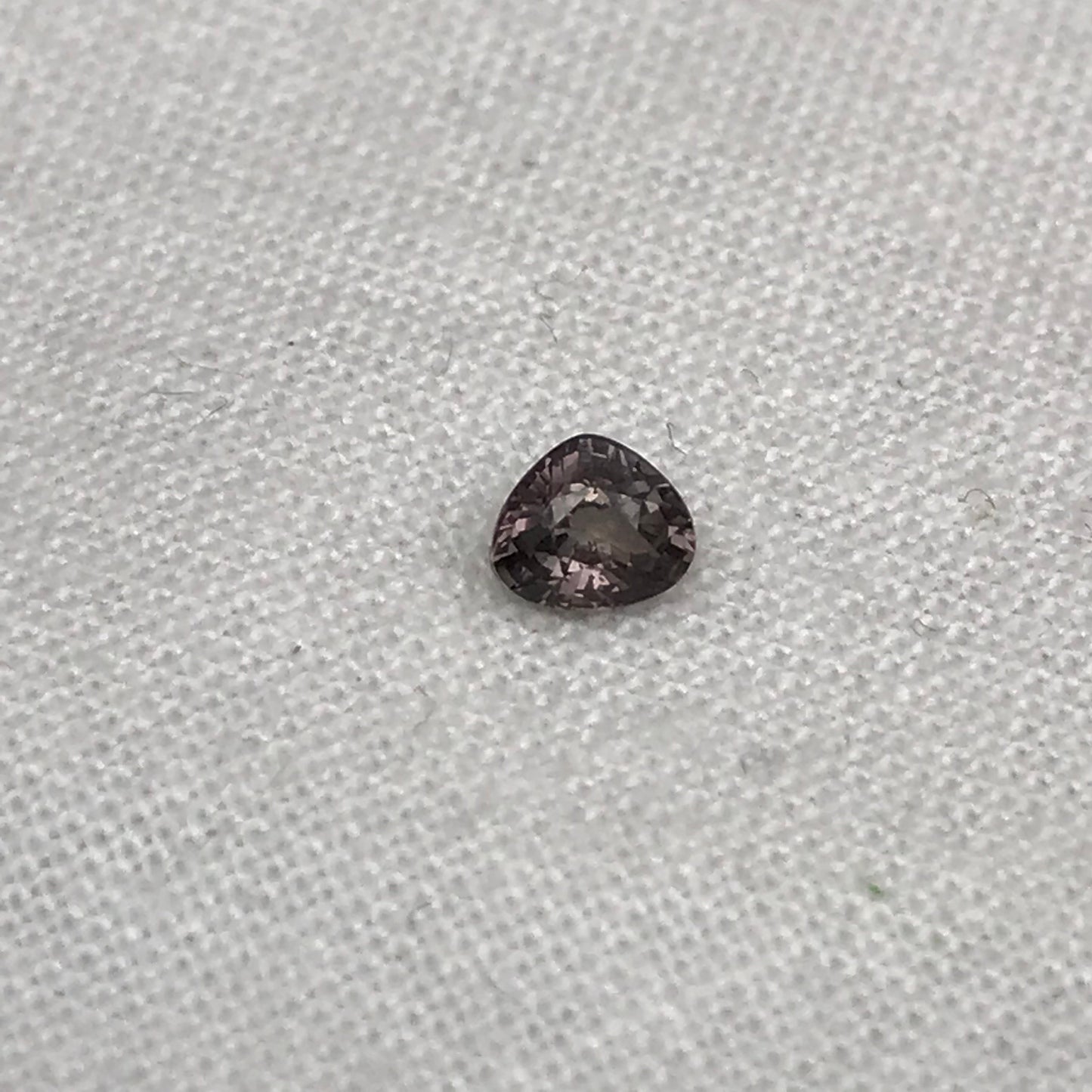 0.31 carat Natural Purple Sapphire 4.2x3.6mm Fat Pear Cut, Faceted Loose Gem