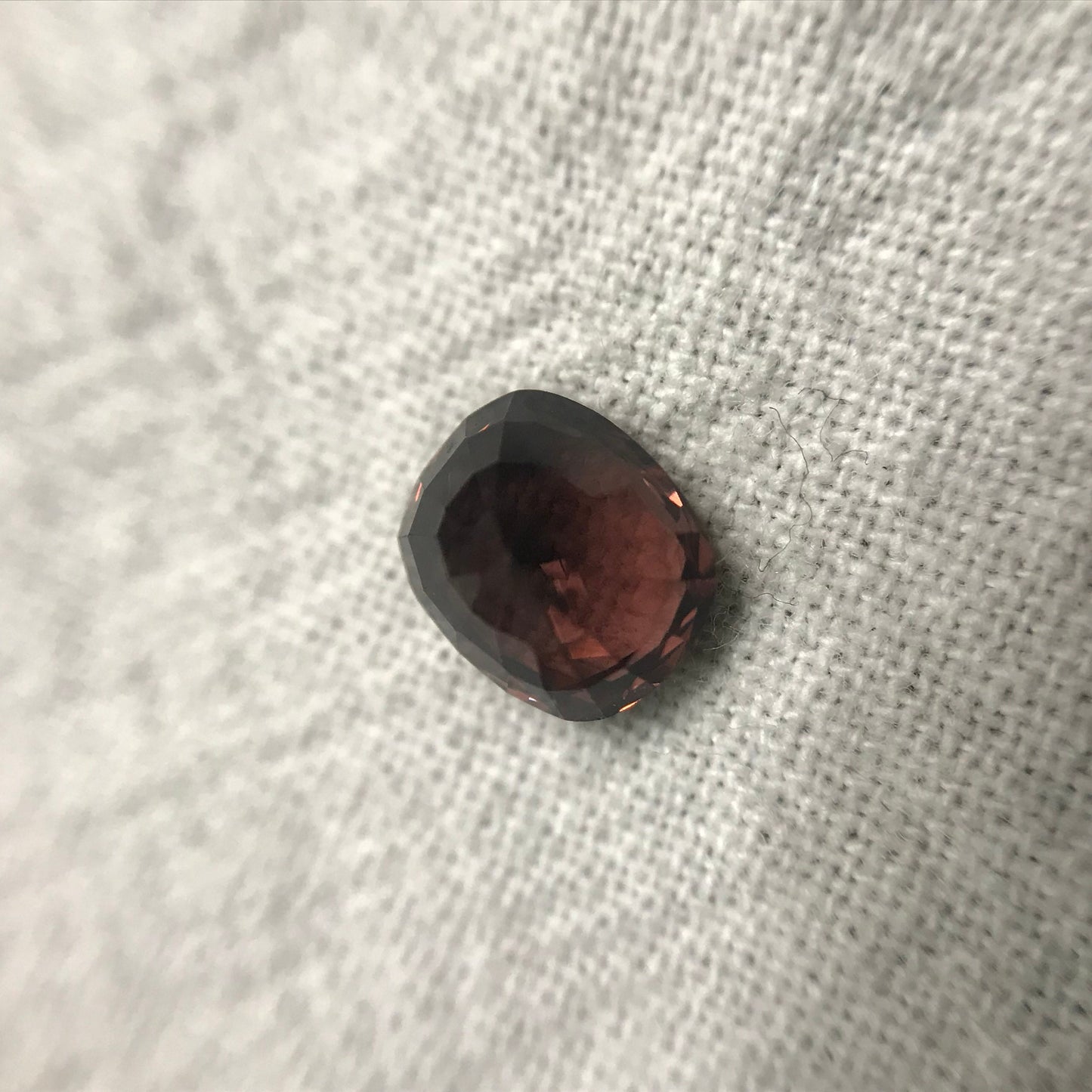 1.11 Carat Spinel 6.4x5.5mm Cushion Cut, Faceted Loose Natural Spinel