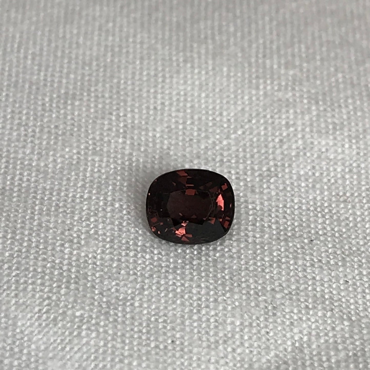 1.11 Carat Spinel 6.4x5.5mm Cushion Cut, Faceted Loose Natural Spinel