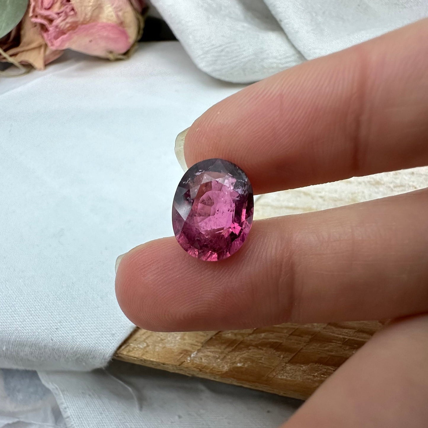 13.5x10.5mm Pink Tourmaline 5.72 carat Loose Natural Gemstone US Seller-Quick Shipping