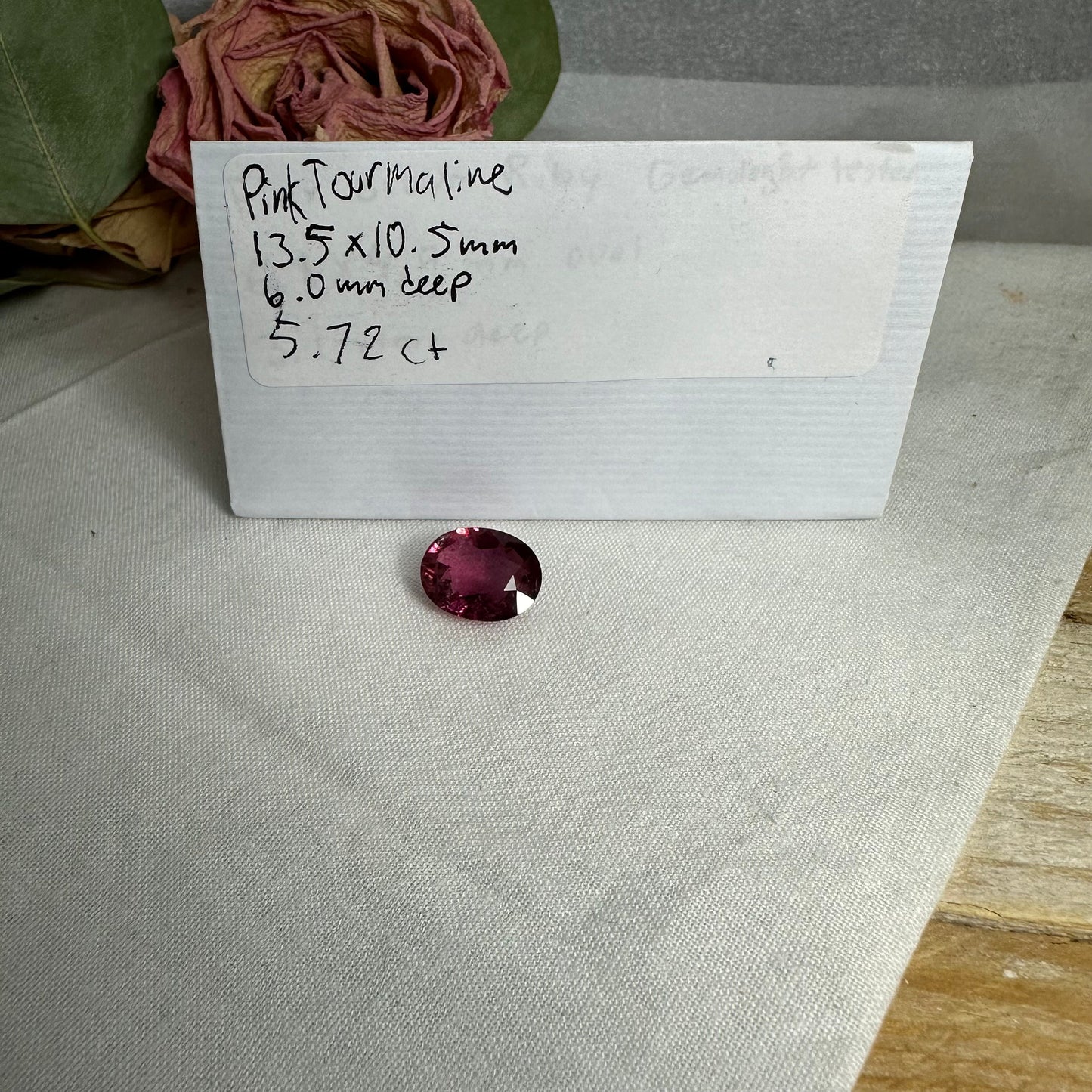 13.5x10.5mm Pink Tourmaline 5.72 carat Loose Natural Gemstone US Seller-Quick Shipping