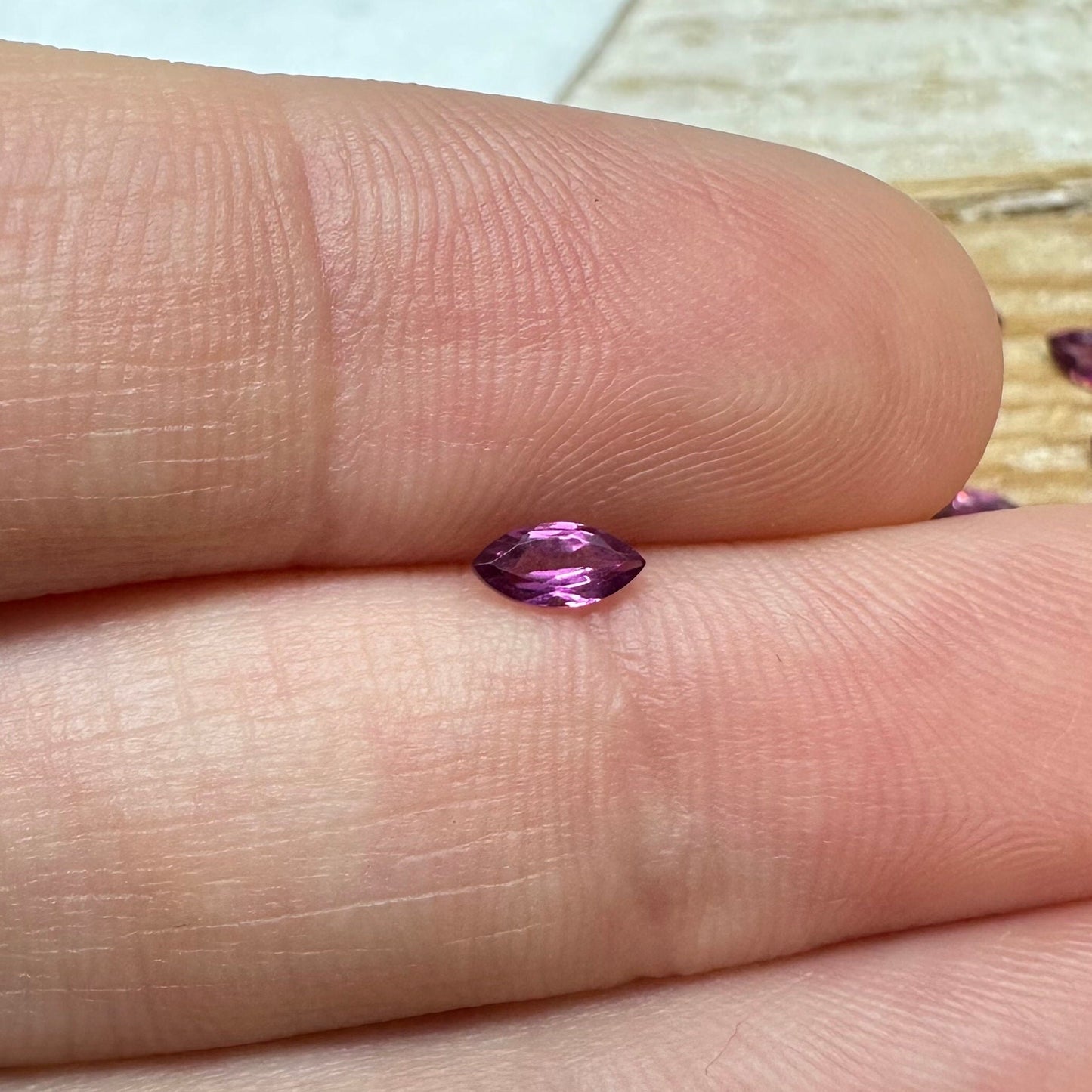 ONE- Purple Garnet 5x2.5mm Marquise Cut, Unmounted Faceted Loose Gemstone for Jewelry Setting