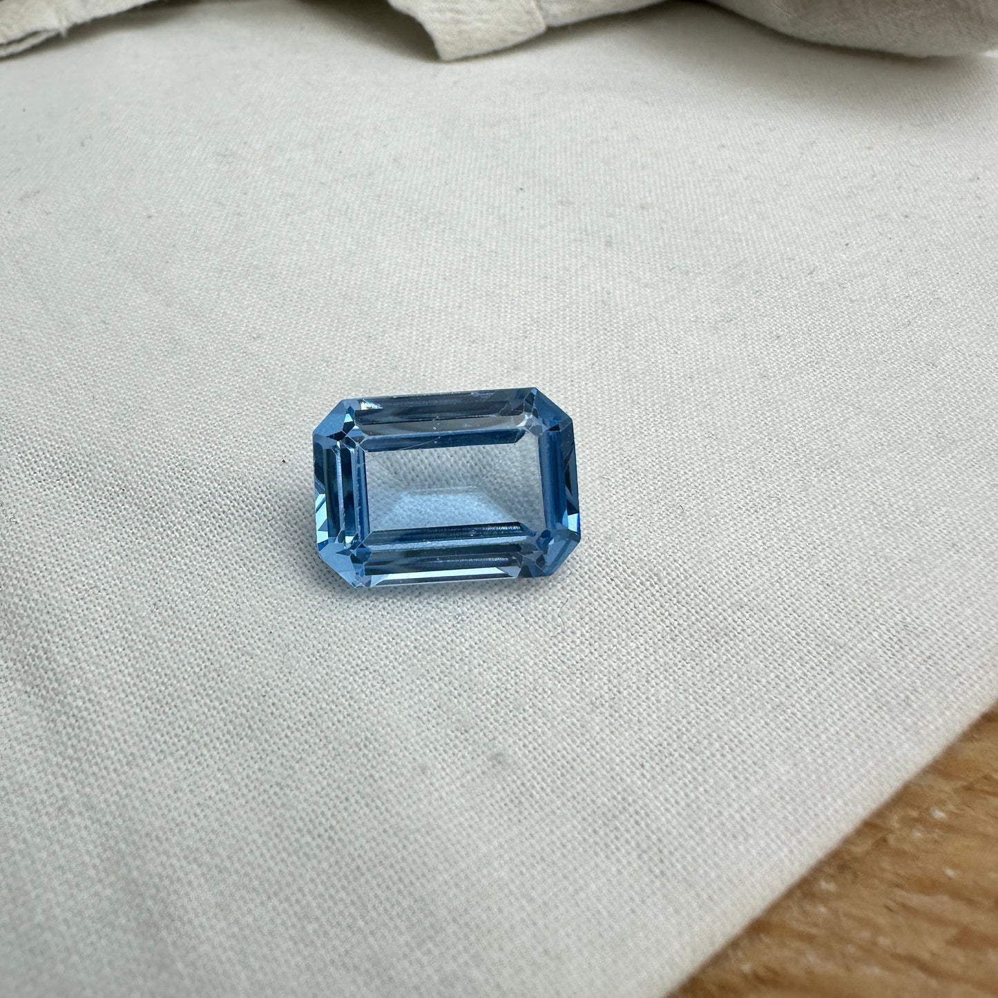 15.32 Carat Lab Spinel 17.8x12.8mm Emerald Cut, Faceted Loose Gemstone