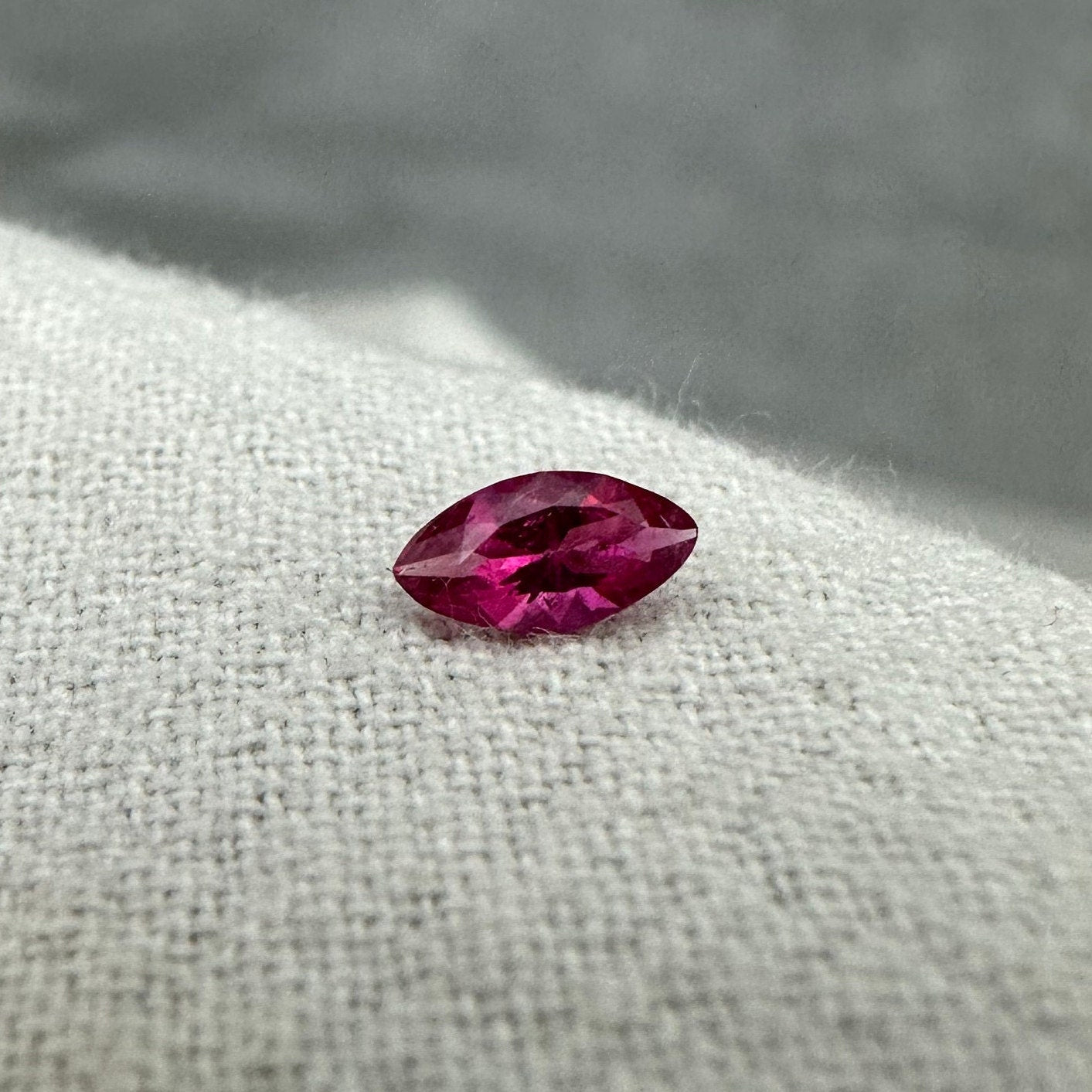 0.14 Carat Red Beryl 5.45x2.85mm Marquise Cut, Natural Red Beryl, Utah