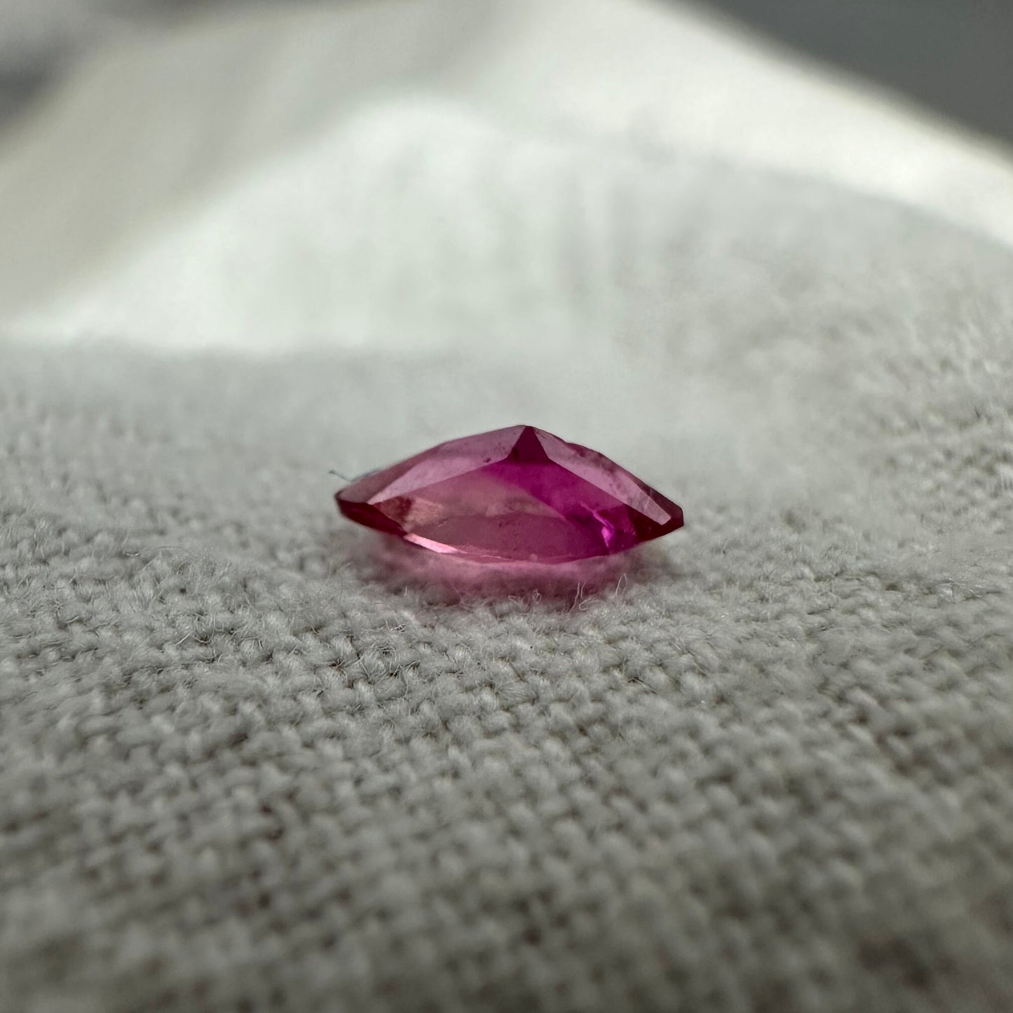 0.14 Carat Red Beryl 5.45x2.85mm Marquise Cut, Natural Red Beryl, Utah