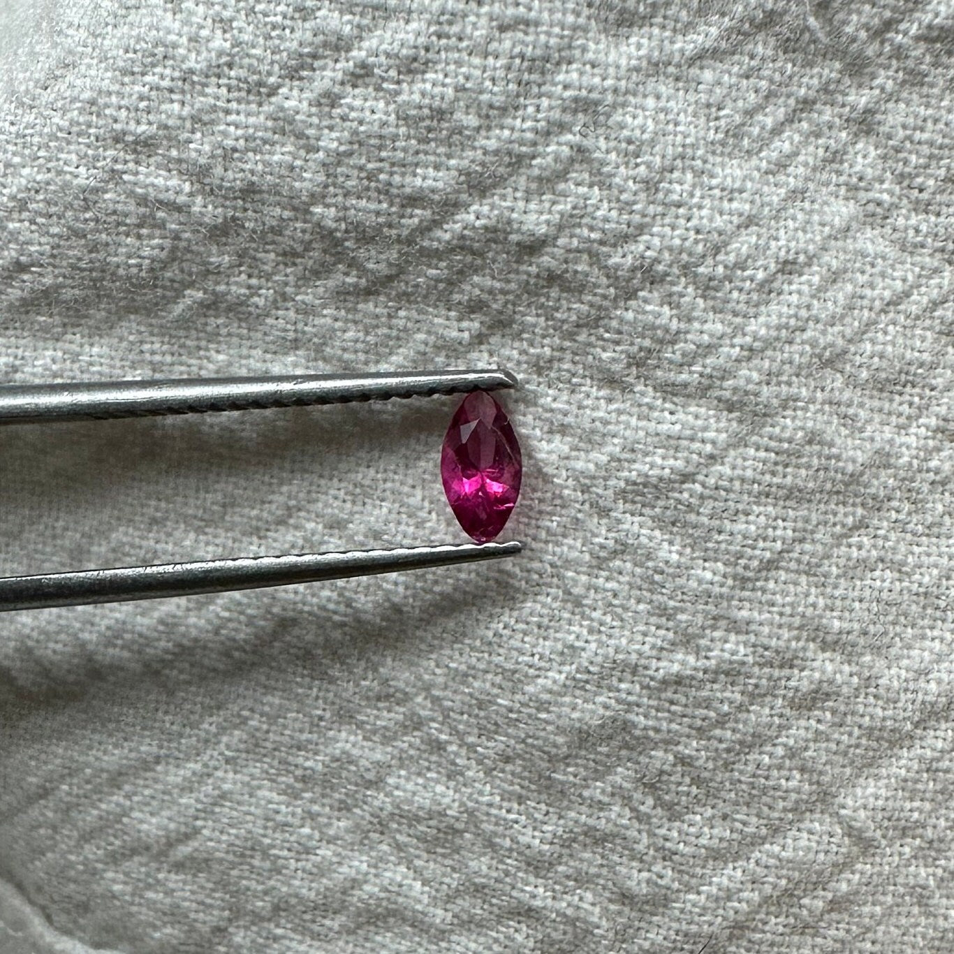 0.14 Carat Red Beryl 5.45x2.85mm Marquise Cut, Natural Red Beryl, Utah