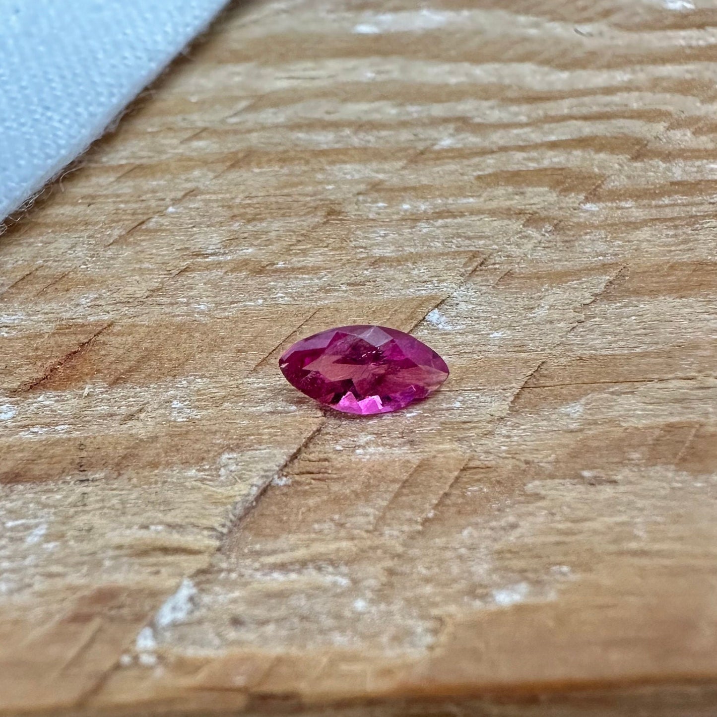 0.14 Carat Red Beryl 5.45x2.85mm Marquise Cut, Natural Red Beryl, Utah