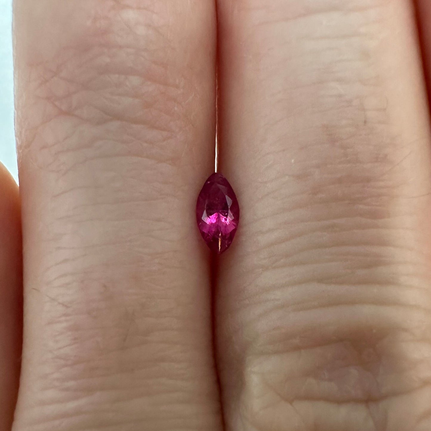 0.14 Carat Red Beryl 5.45x2.85mm Marquise Cut, Natural Red Beryl, Utah