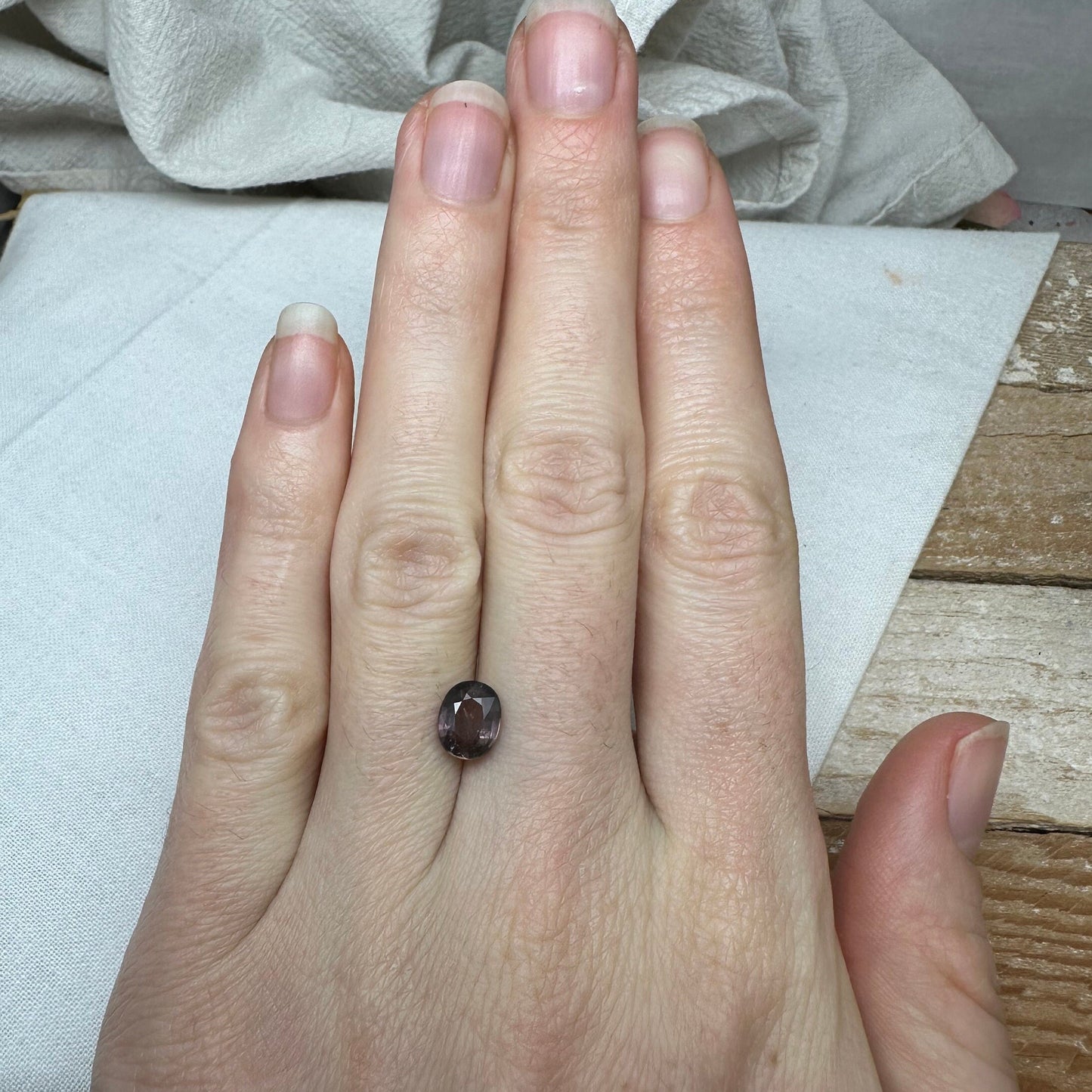 1.56 Carat Purple Color Change Sapphire 7.6x6.1mm Oval Cut