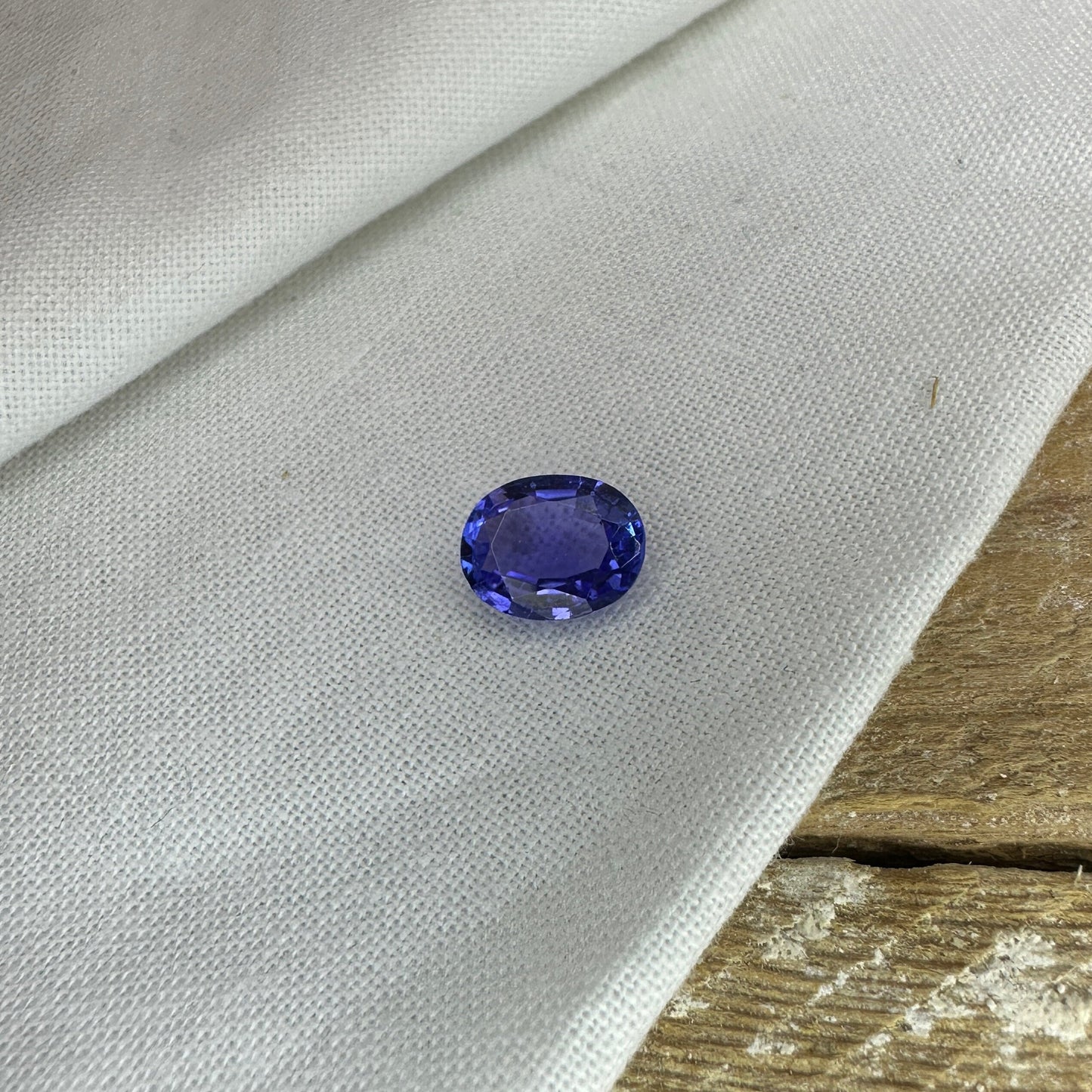 1.59 ct Natural Tanzanite 8.75x6.77mm Oval Bluish Violet, Loose Violet Gem, Near 9x7mm