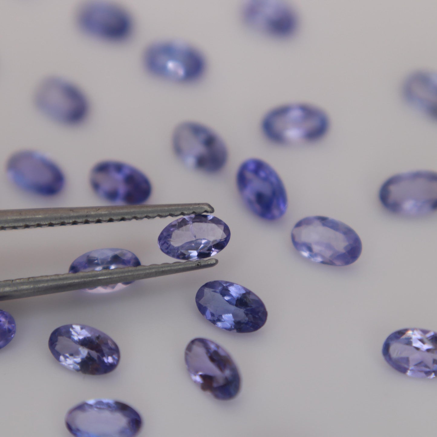 One 5x3mm Tanzanite Oval Cut, Faceted Loose Violet Gemstone, Natural Tanzanite, Zoisite