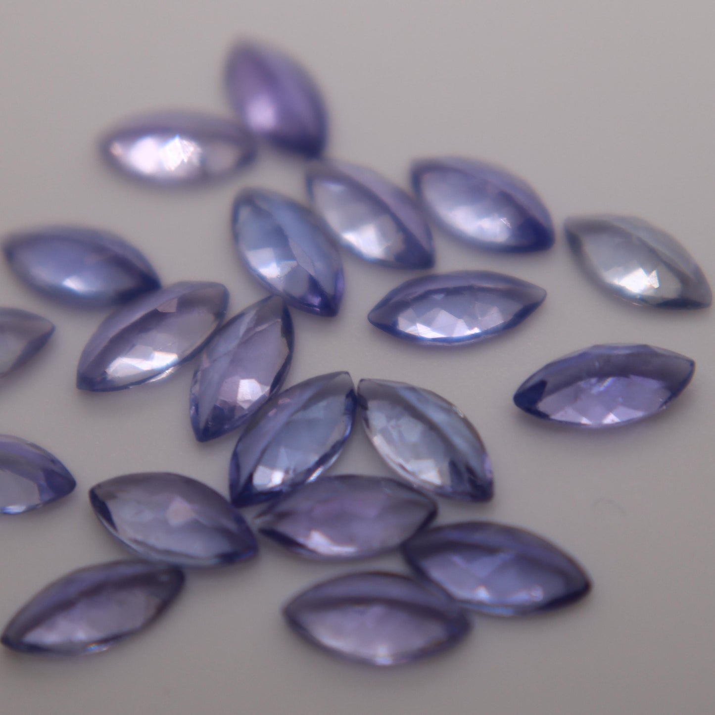 One 6x3mm Tanzanite Marquise Cut, Faceted Loose Violet Gemstone, Natural Tanzanite, Zoisite