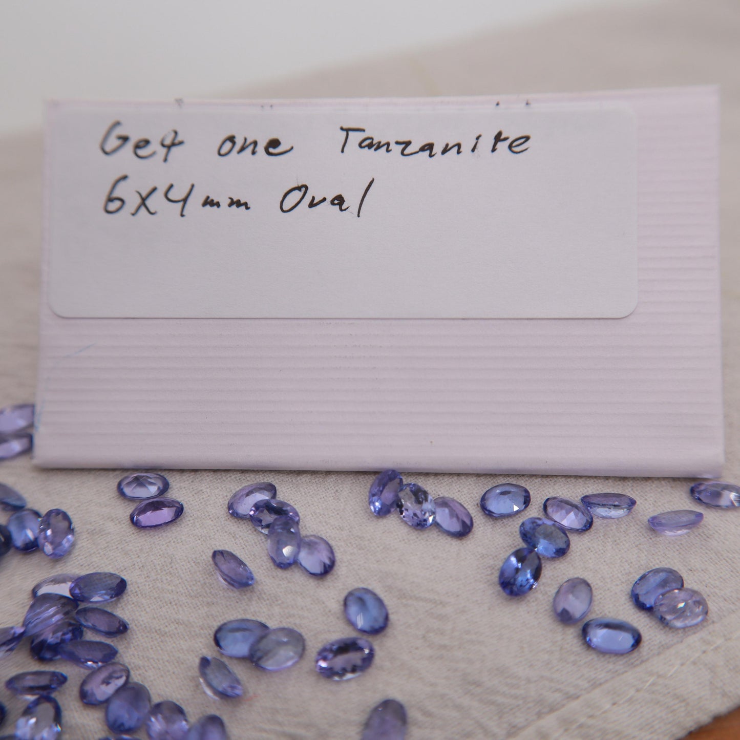 One 6x4mm Tanzanite Oval Cut, Faceted Loose Violet Gemstone, Natural Tanzanite, Zoisite