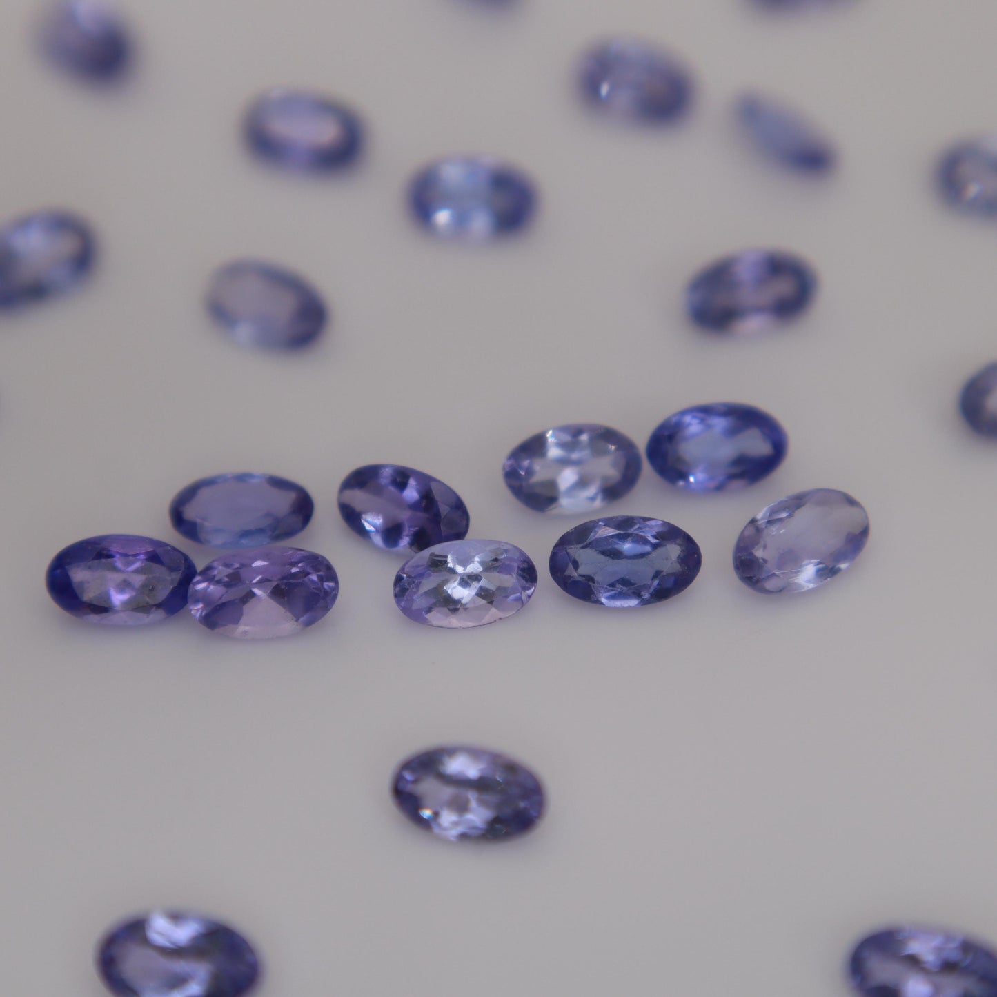 One 5x3mm Tanzanite Oval Cut, Faceted Loose Violet Gemstone, Natural Tanzanite, Zoisite