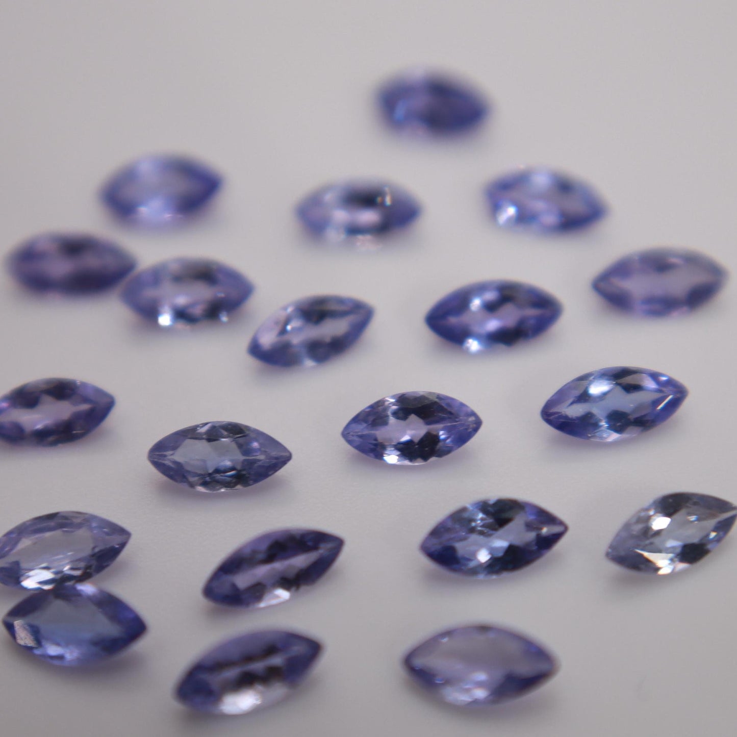 One 6x3mm Tanzanite Marquise Cut, Faceted Loose Violet Gemstone, Natural Tanzanite, Zoisite