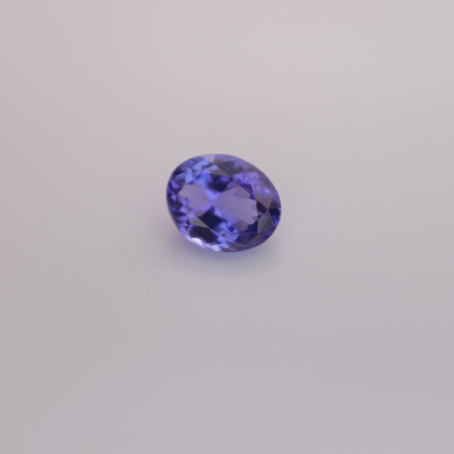 2.64 carat Tanzanite 9.7x8mm Oval Cut, Bluish Violet Faceted Loose Gemstone