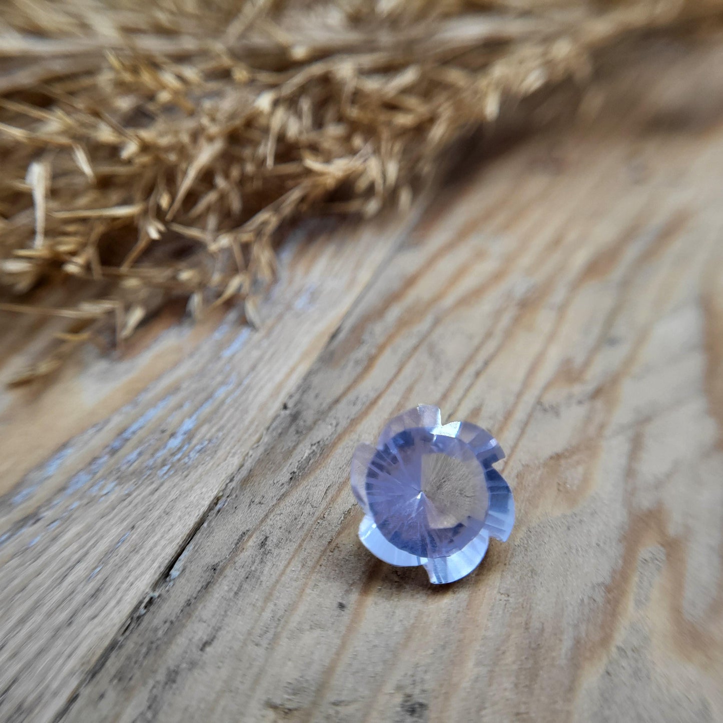 11mm Fancy Cut Lavender Quartz 4.80 Carat Loose Faceted Gemstone