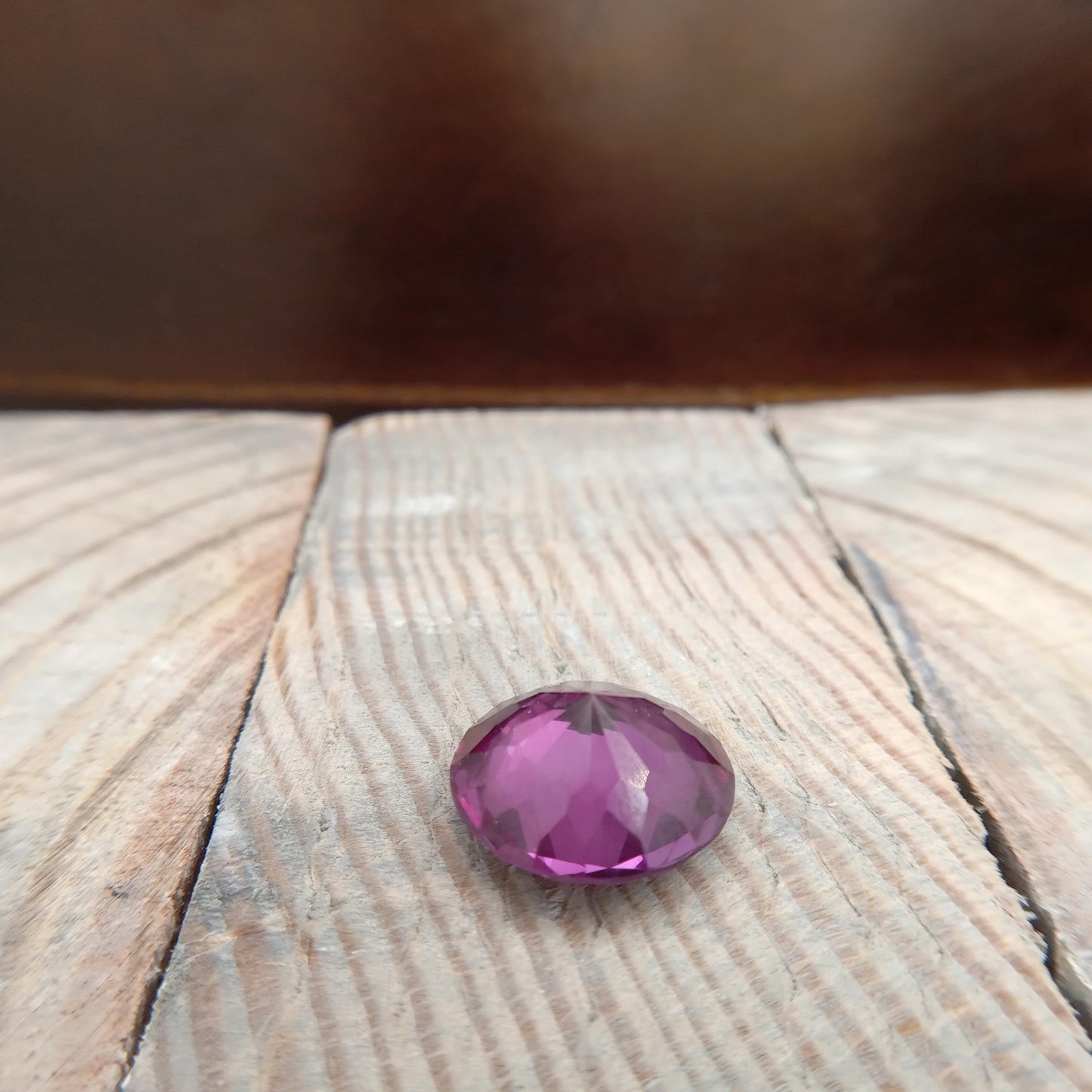 13.5mm Purple Lab Sapphire Round Cut 10.55 Carats, Faceted Loose