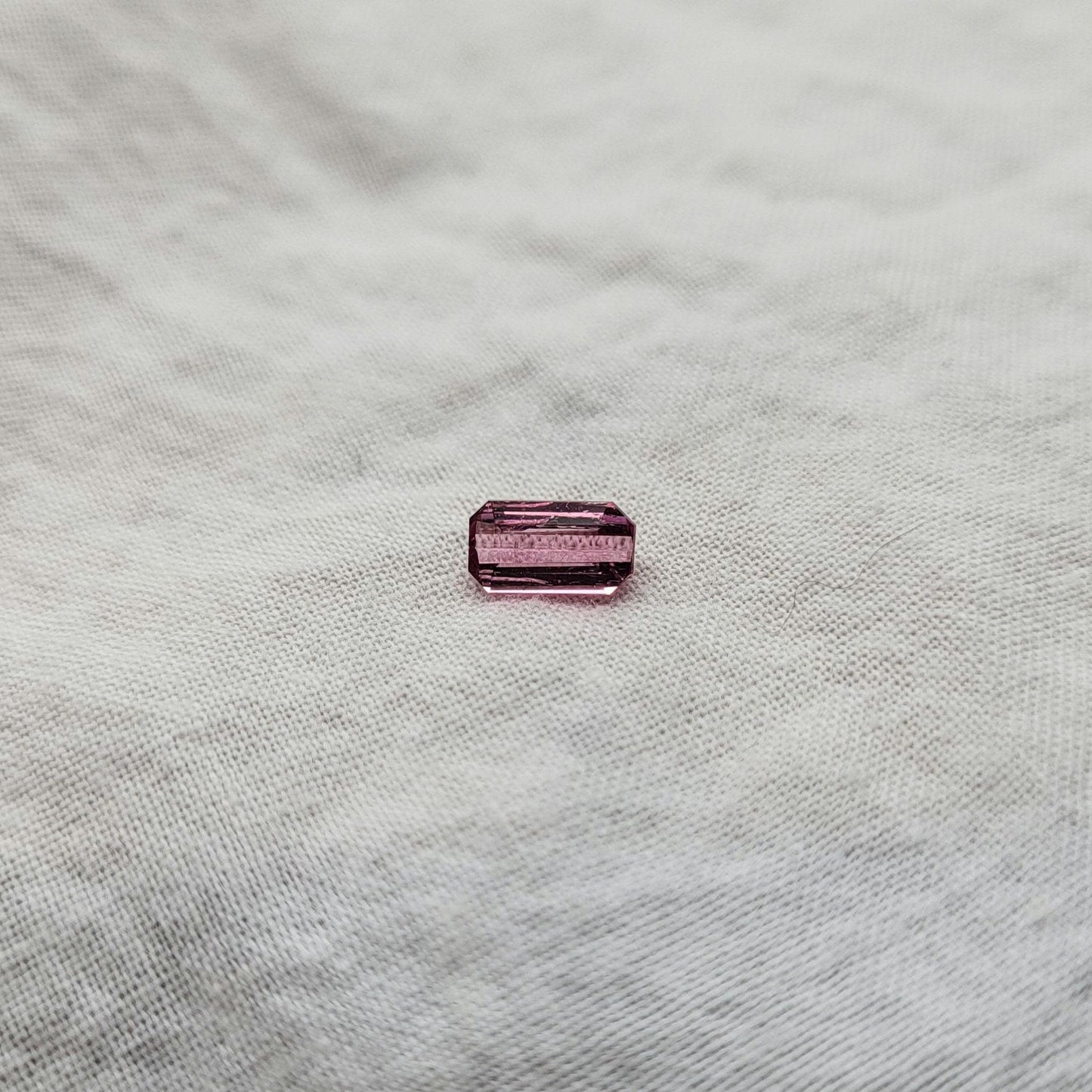 0.61 carat Octagon Pink Tourmaline 7x4mm, Natural Unheated