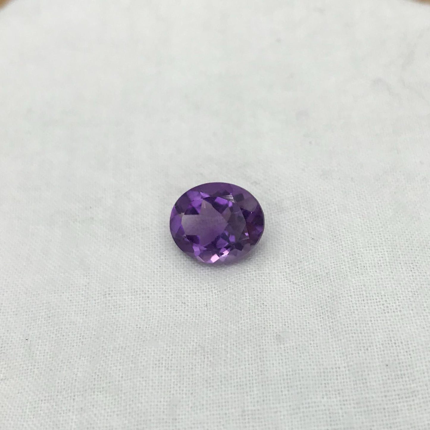 3.34 Carat 11x9mm Oval Purple Amethyst, Loose Gem