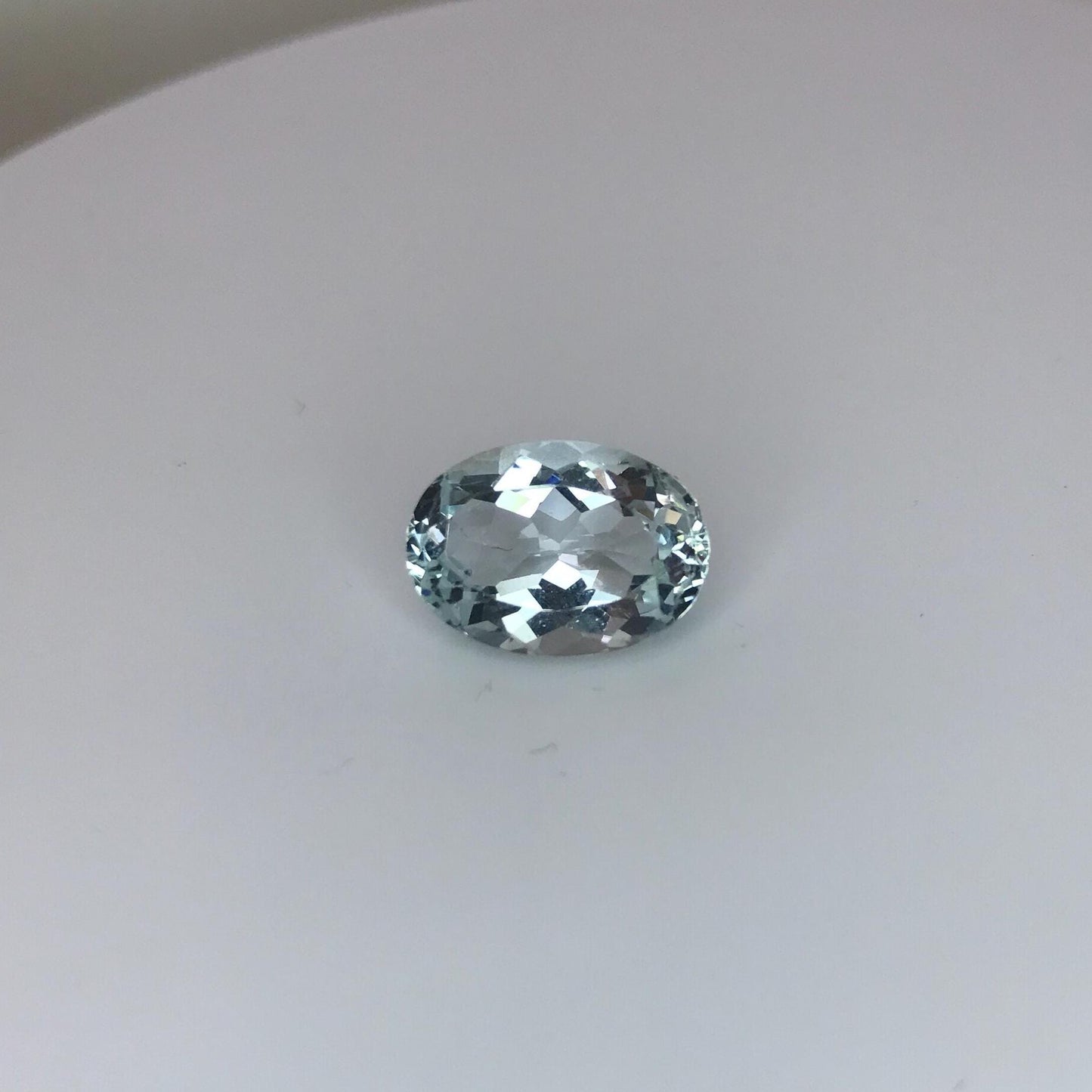 14x10mm Natural Aquamarine 5 carat, Oval Cut, Faceted Loose Gemstone