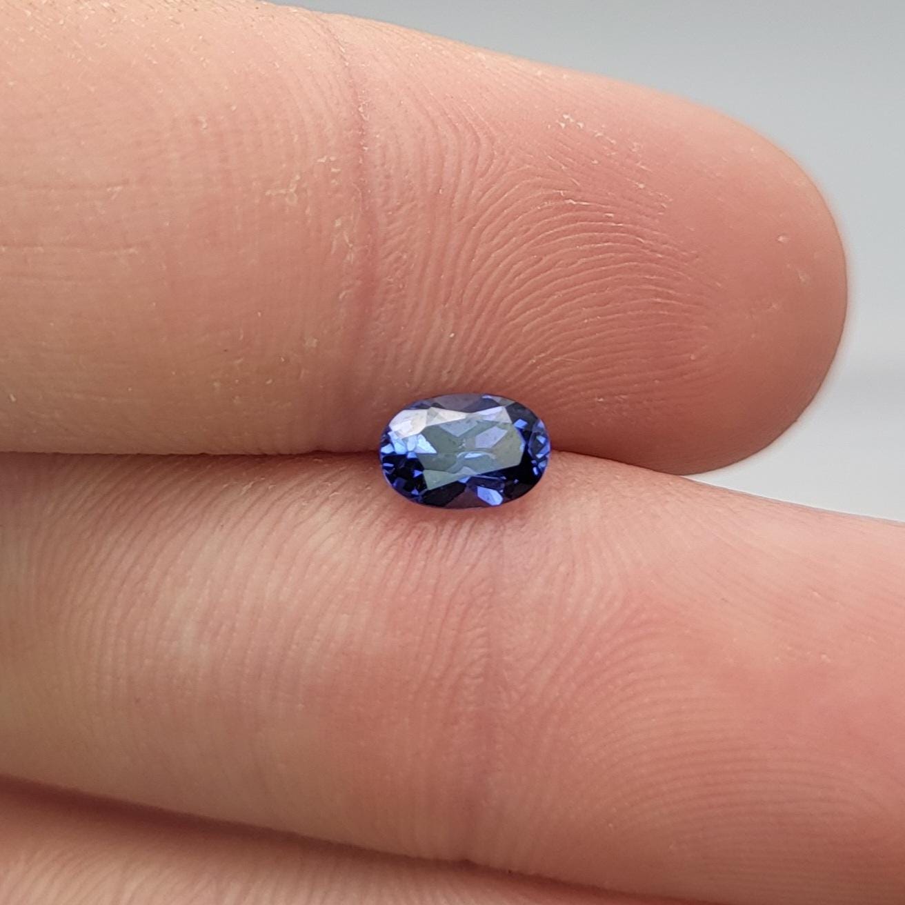 One- 6x4mm, Lab Blue Sapphire, Lab Sapphire