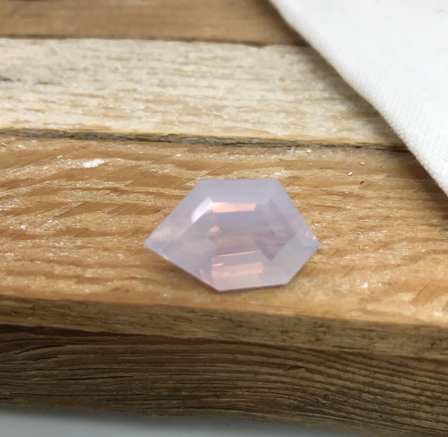 Fancy Cut Lavender Quartz 16 Carat Fancy Cut, 22.5x13.8mm Loose Faceted Gem,