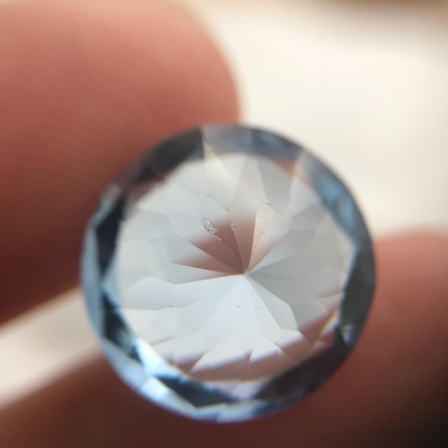 10 Carat Lab Created Blue Spinel 13.5mm Round