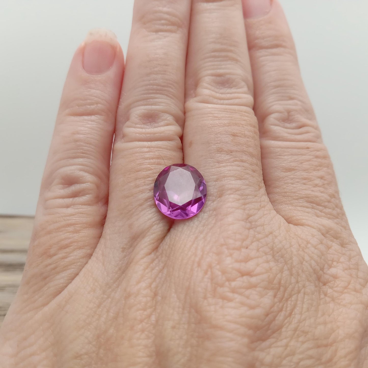 12x10mm Purple  Lab Sapphire Oval Cut 5 Carats, Faceted Loose 11.9x 10mm