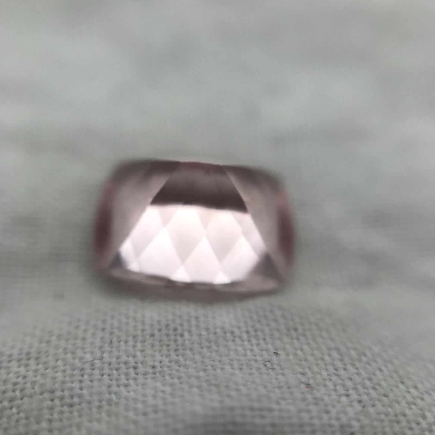 Morganite 10x8mm 2.99 Cushion Rectangle Cut Purplish Pink Loose Gem Imperfect Gemstone