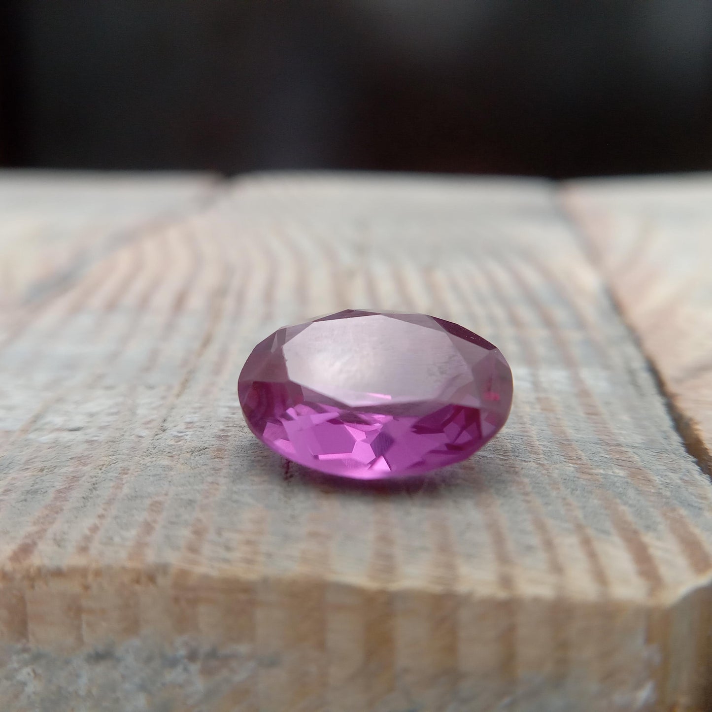 12x10mm Purple  Lab Sapphire Oval Cut 5 Carats, Faceted Loose 11.9x 10mm