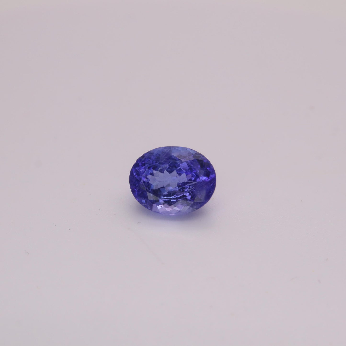 10x8mm Violet Blue Tanzanite 3.36 carat Oval Cut, Faceted Loose Gemstone