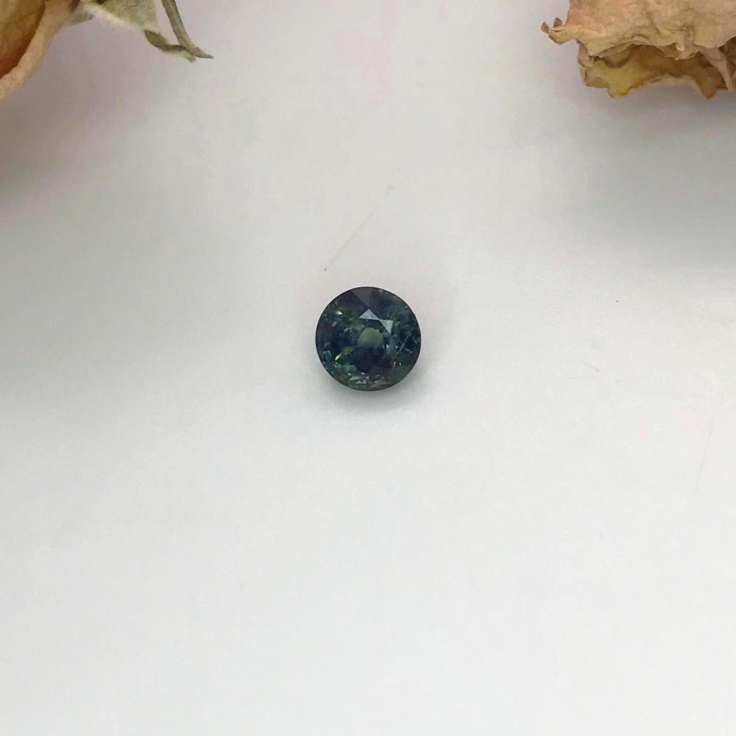 Natural 5.8mm Blue Sapphire 1.21 Carats Round Corundum Deep Blue Gem Faceted Loose Round cut Gemstone