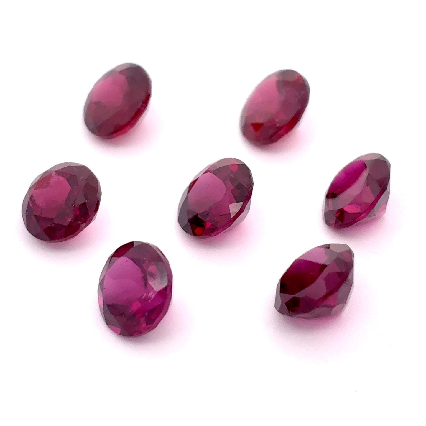 ONE 6mm Purple Garnet Round Cut, Faceted Loose Rhodolite Garnet