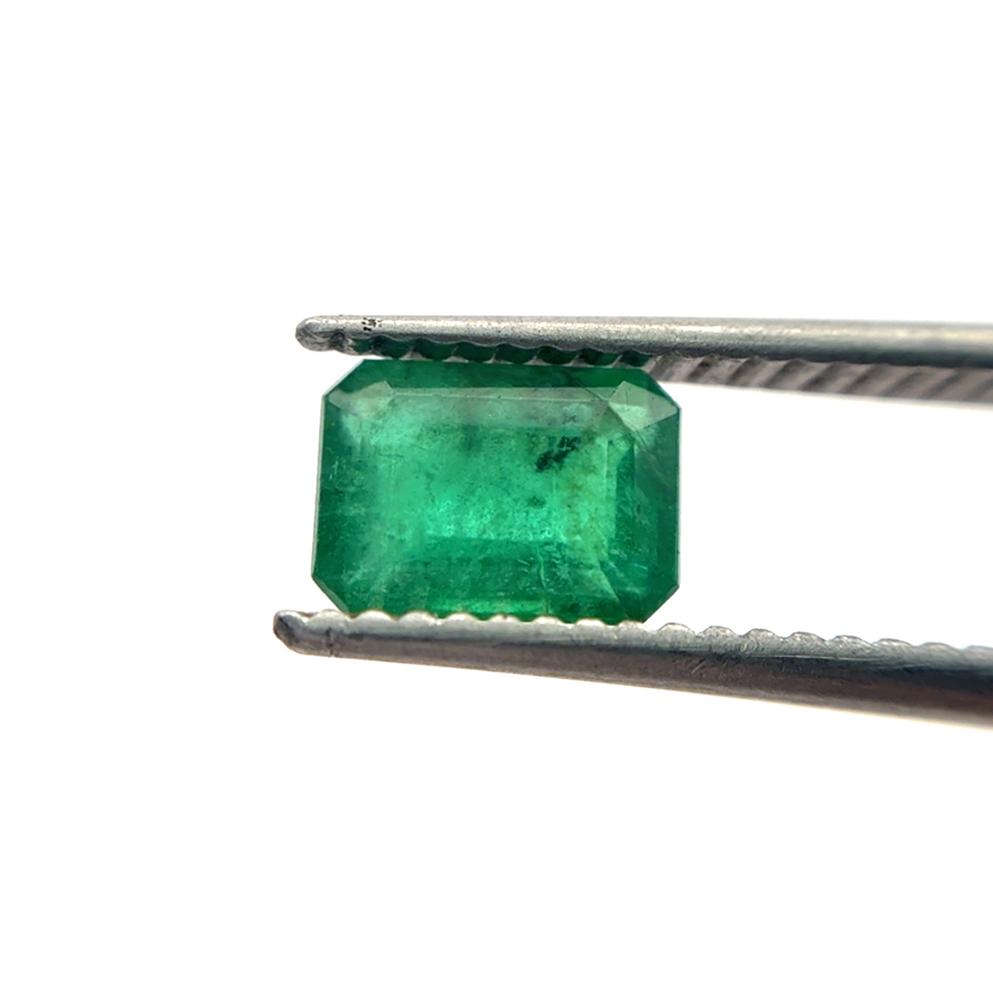 7x5mm Natural Green Emerald, 1 Carat Emerald-Cut