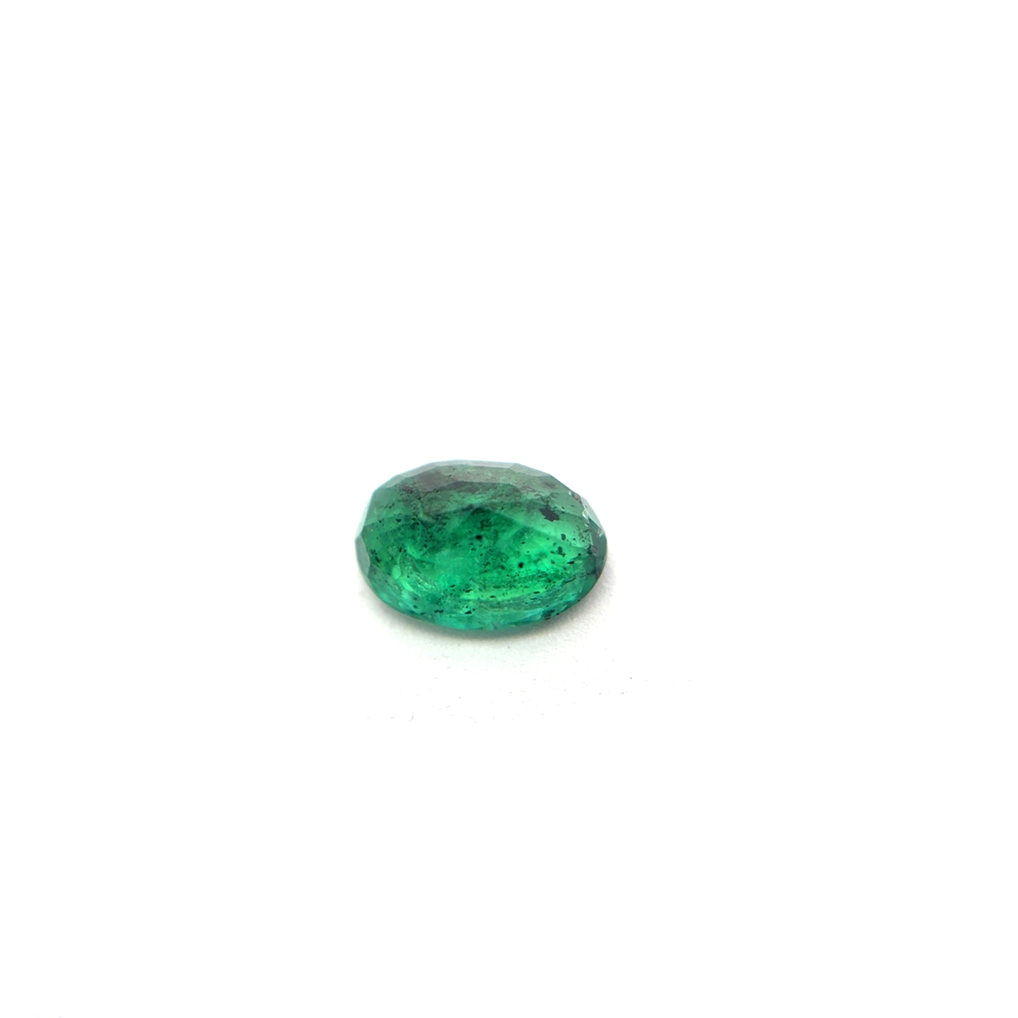 6x4mm Oval cut Natural Green Emerald, 0.49 carat Loose Gemstone