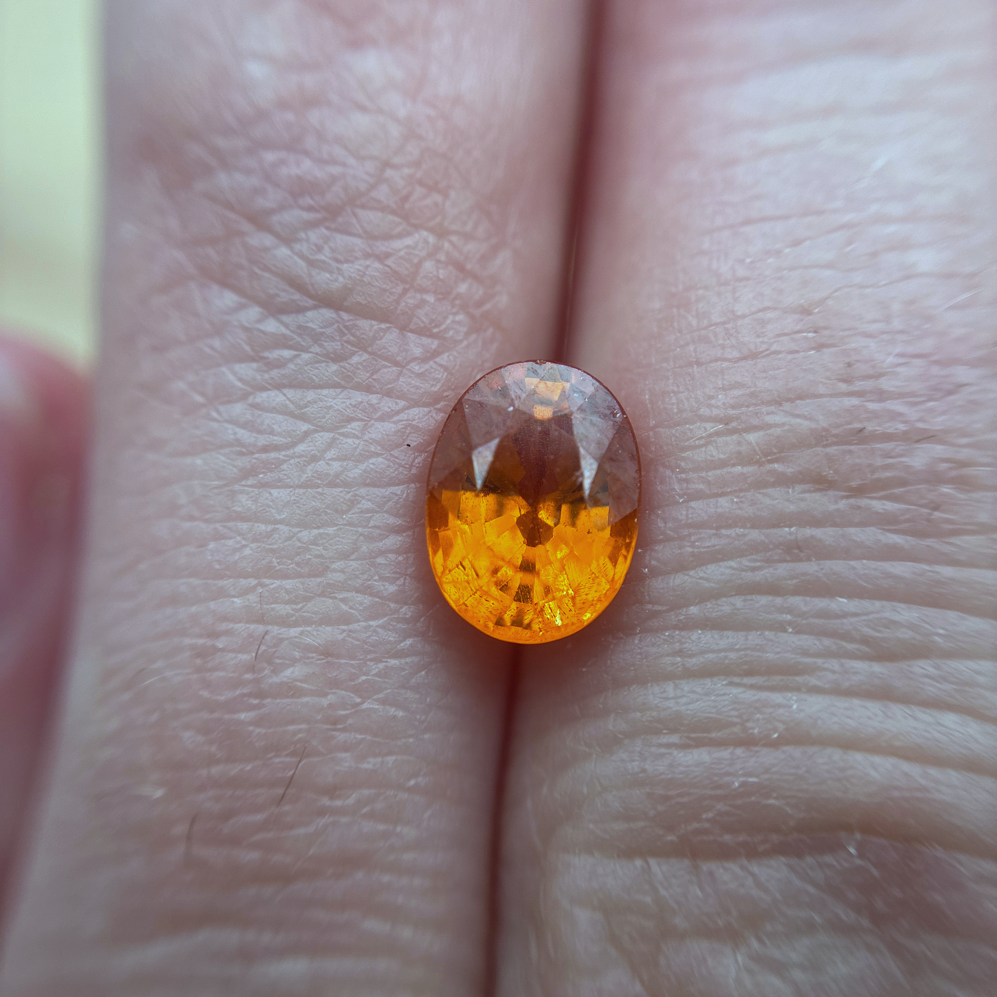 8x6mm Oval Cut Orange Spessartite Garnet, 1.84ct