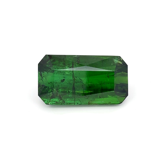 23x12.65mm Green Tourmaline 28 carat Emerald Cut