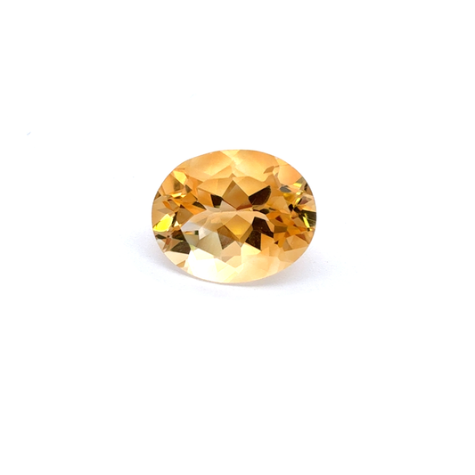 12x10mm Yellow Citrine 4.44 carat Oval Cut