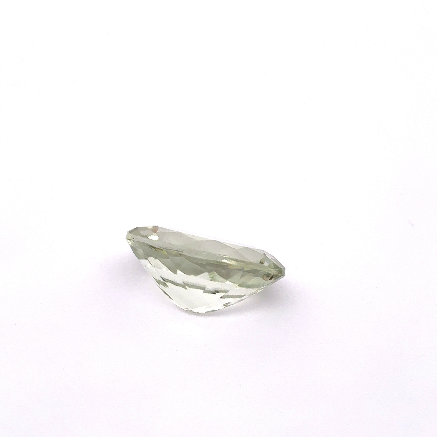 14x10mm Prasiolite 5 carat Oval Cut Green Quartz