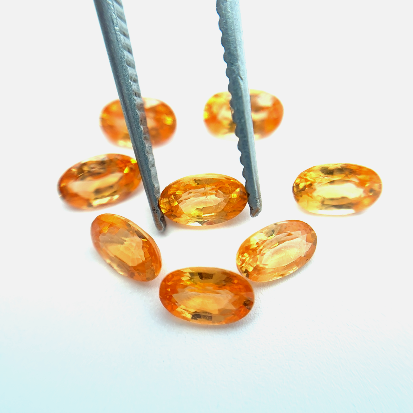 ONE 5x3mm Orange Spessartite Garnet Oval Cut