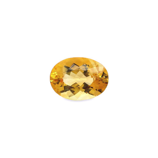 17.55x12.8mm Golden Citrine 10 carat Oval Cut