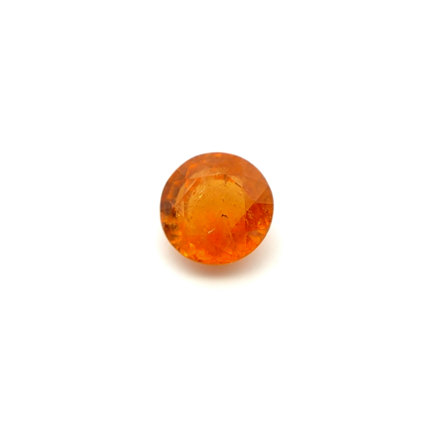 1 carat Orange Spessartite Garnet 5.5mm Round Cut