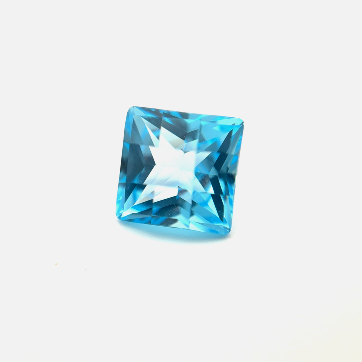 8mm Square Sky-Blue Topaz, 3.78ct